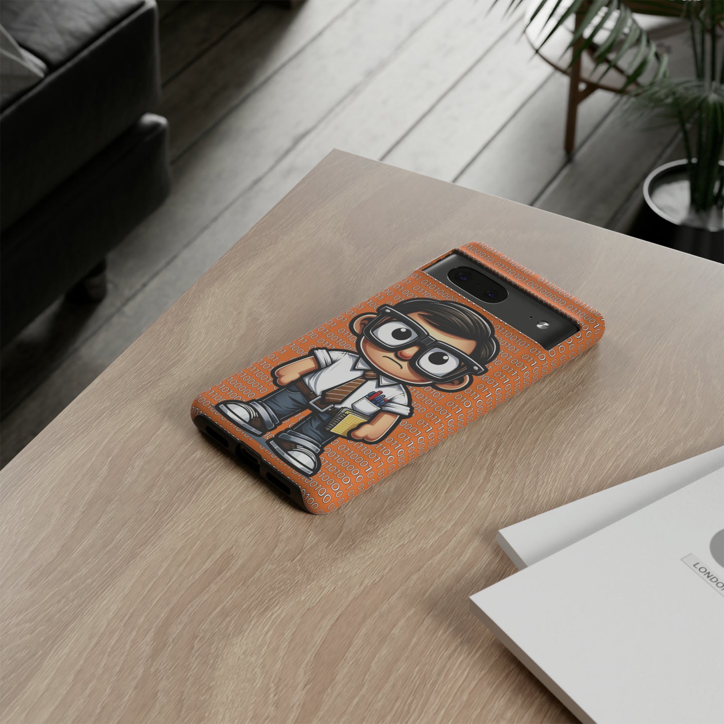 Nerd Binary - Orange Tough Cases