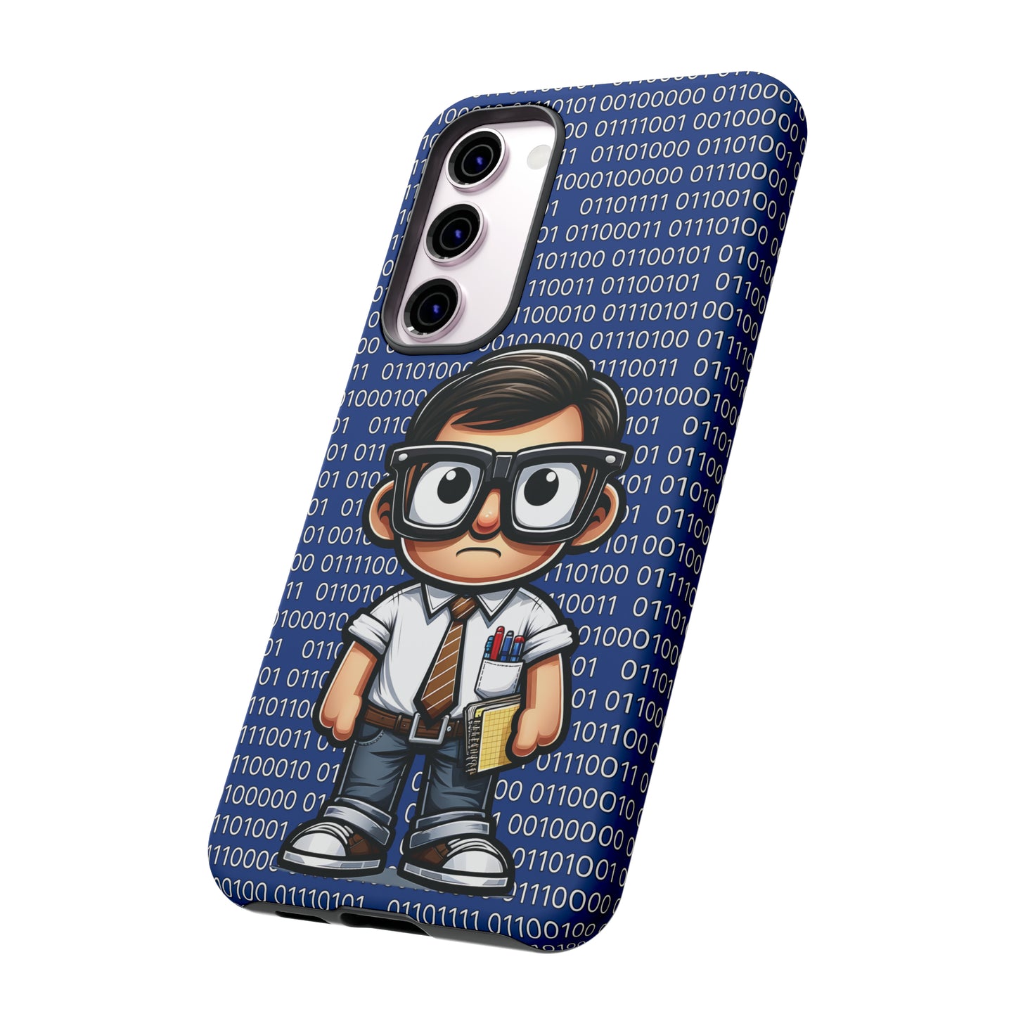 Nerd Binary - Blue Tough Cases