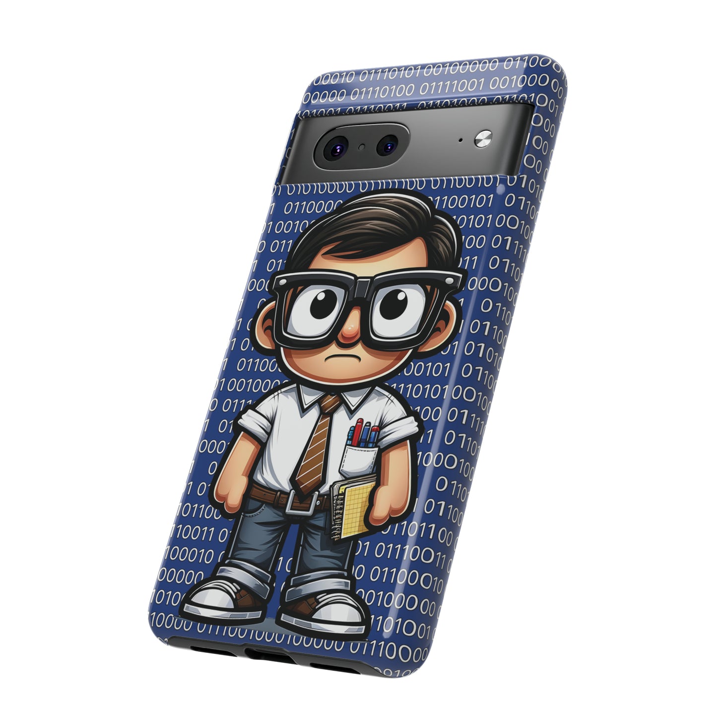 Nerd Binary - Blue Tough Cases