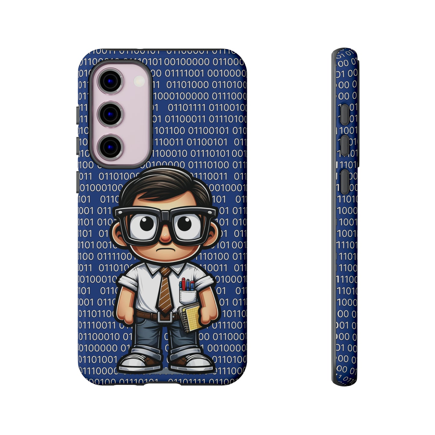 Nerd Binary - Blue Tough Cases