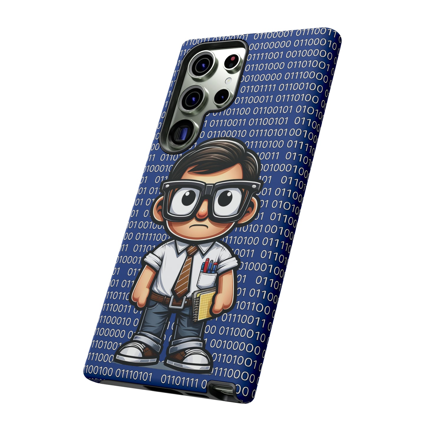 Nerd Binary - Blue Tough Cases
