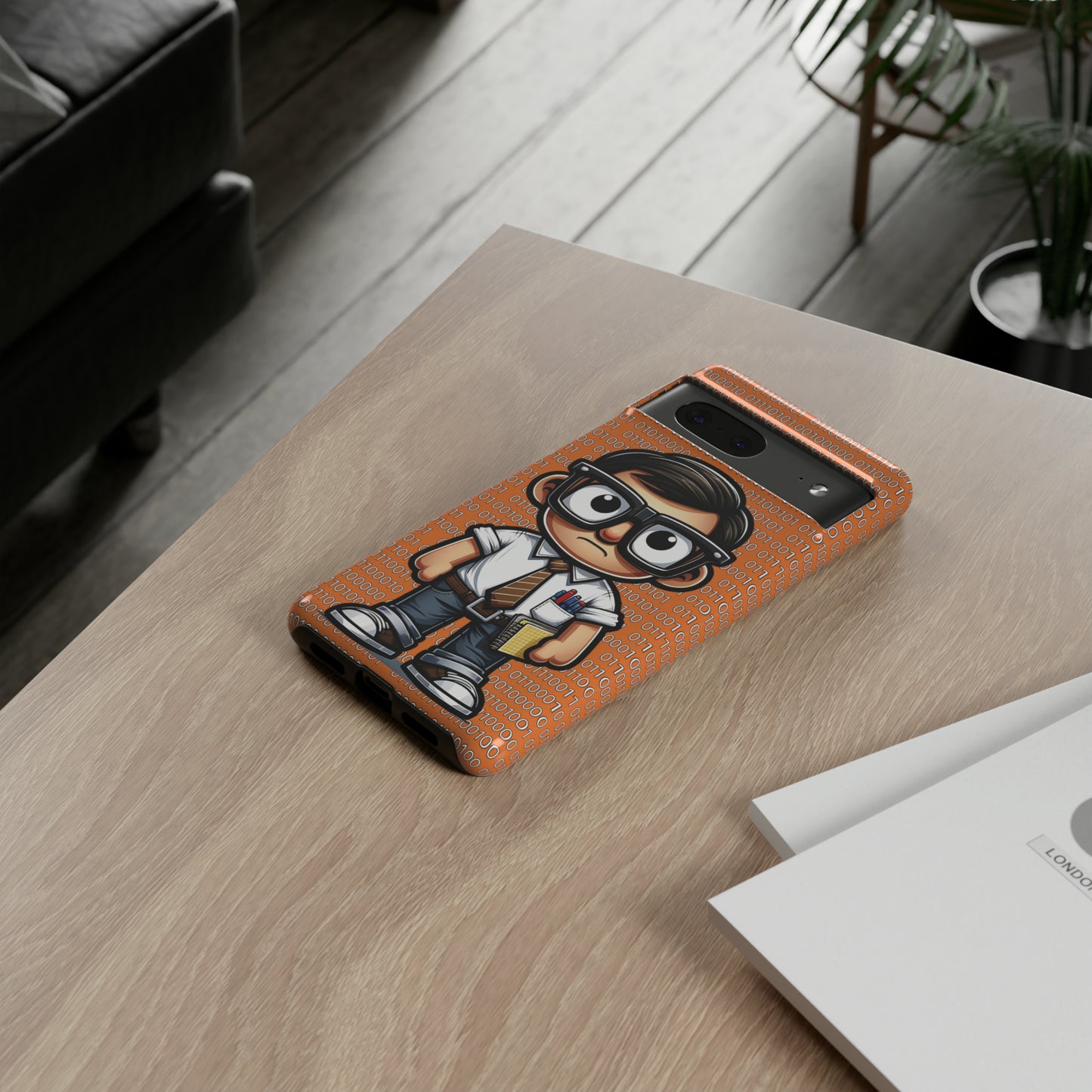 Nerd Binary - Orange Tough Cases