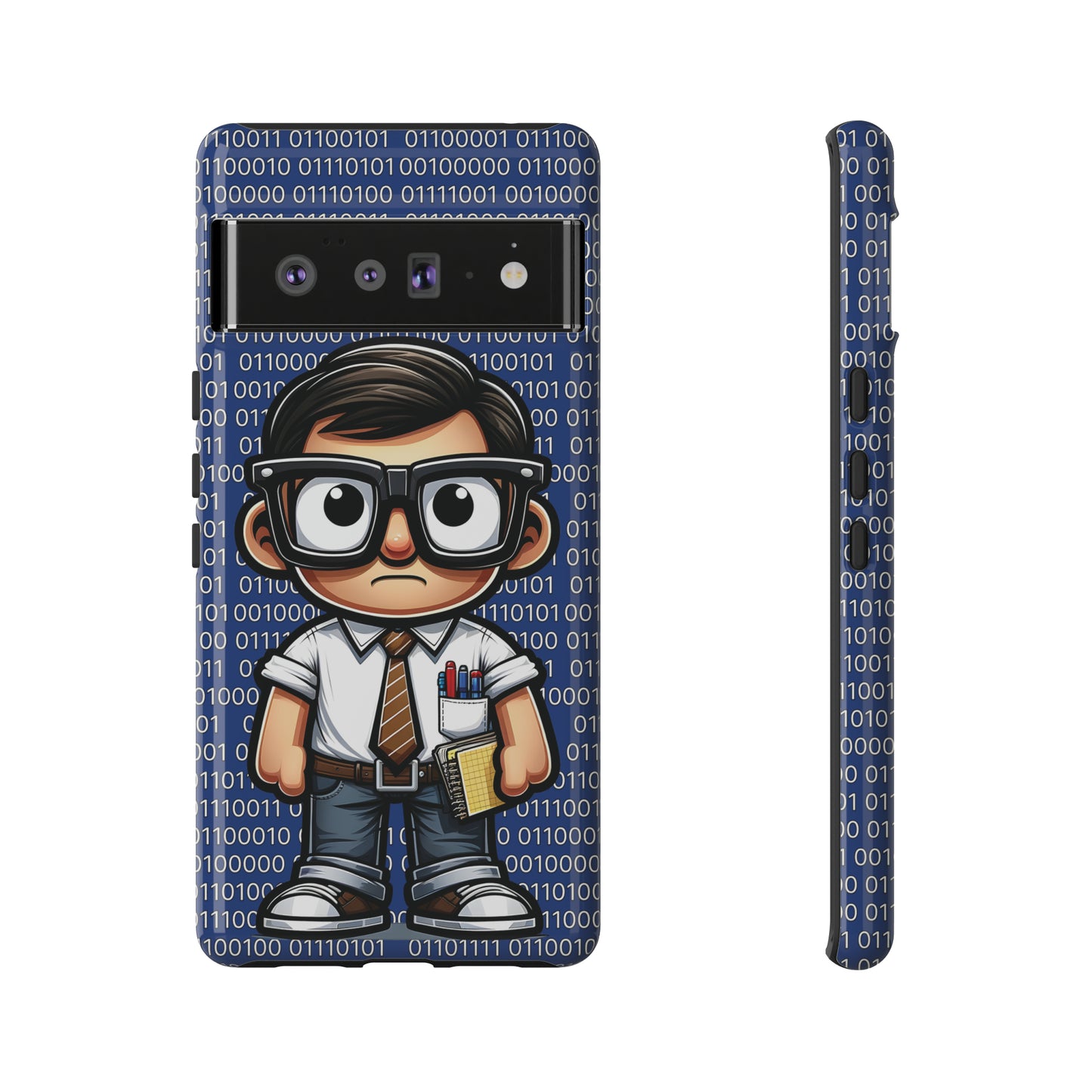 Nerd Binary - Blue Tough Cases