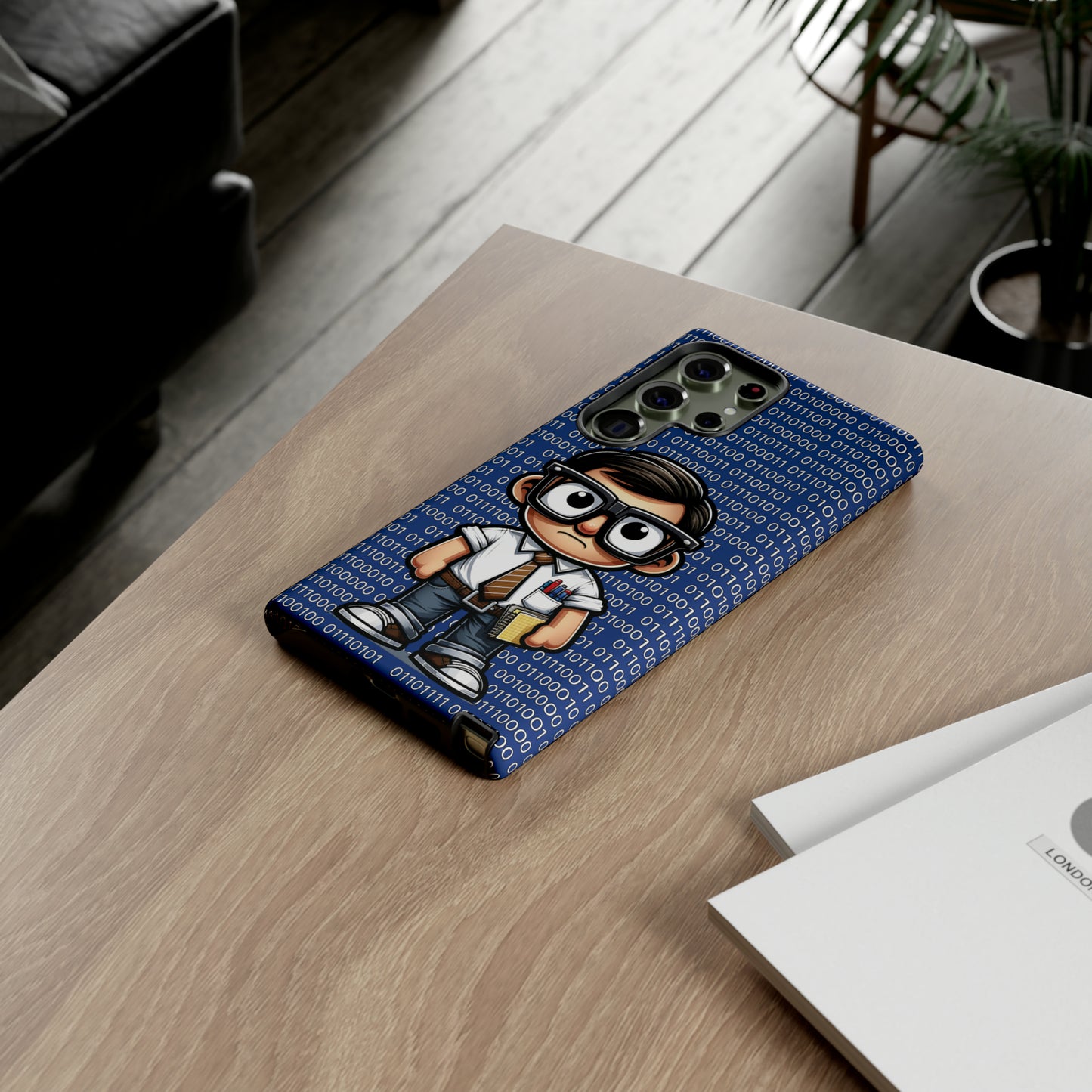 Nerd Binary - Blue Tough Cases