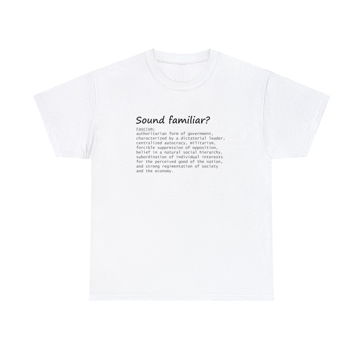 Political Unisex Heavy Cotton Tee - Available up to 5XL - Unchained Creation