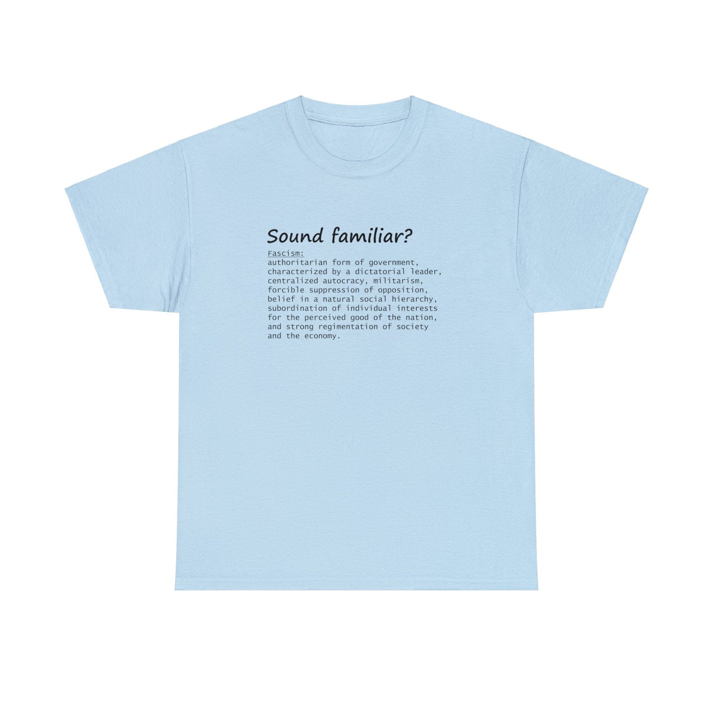 Political Unisex Heavy Cotton Tee - Available up to 5XL - Unchained Creation