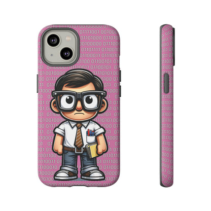 Nerd Binary - Pink Tough Cases