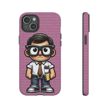 Nerd Binary - Pink Tough Cases