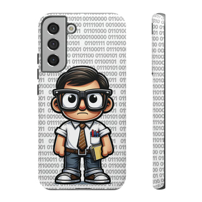 Nerd Binary - White Tough Cases