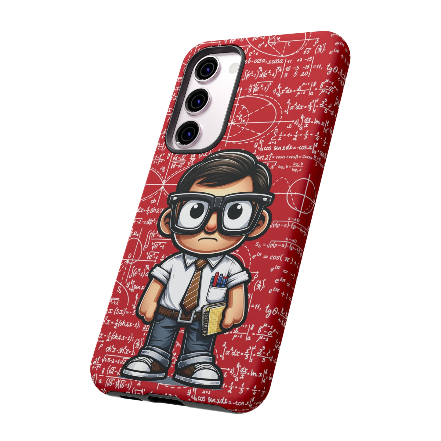 Nerd Math Equations - Red Tough Cases