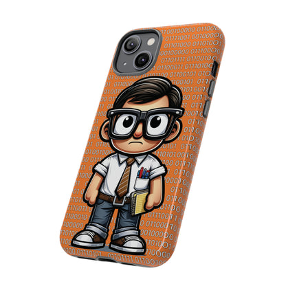 Nerd Binary - Orange Tough Cases