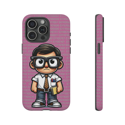 Nerd Binary - Pink Tough Cases