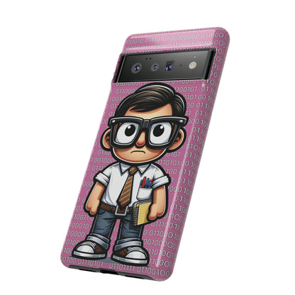 Nerd Binary - Pink Tough Cases