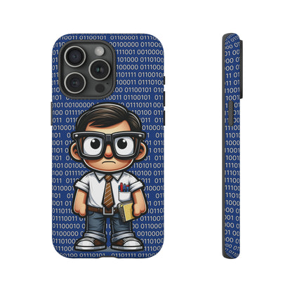 Nerd Binary - Blue Tough Cases