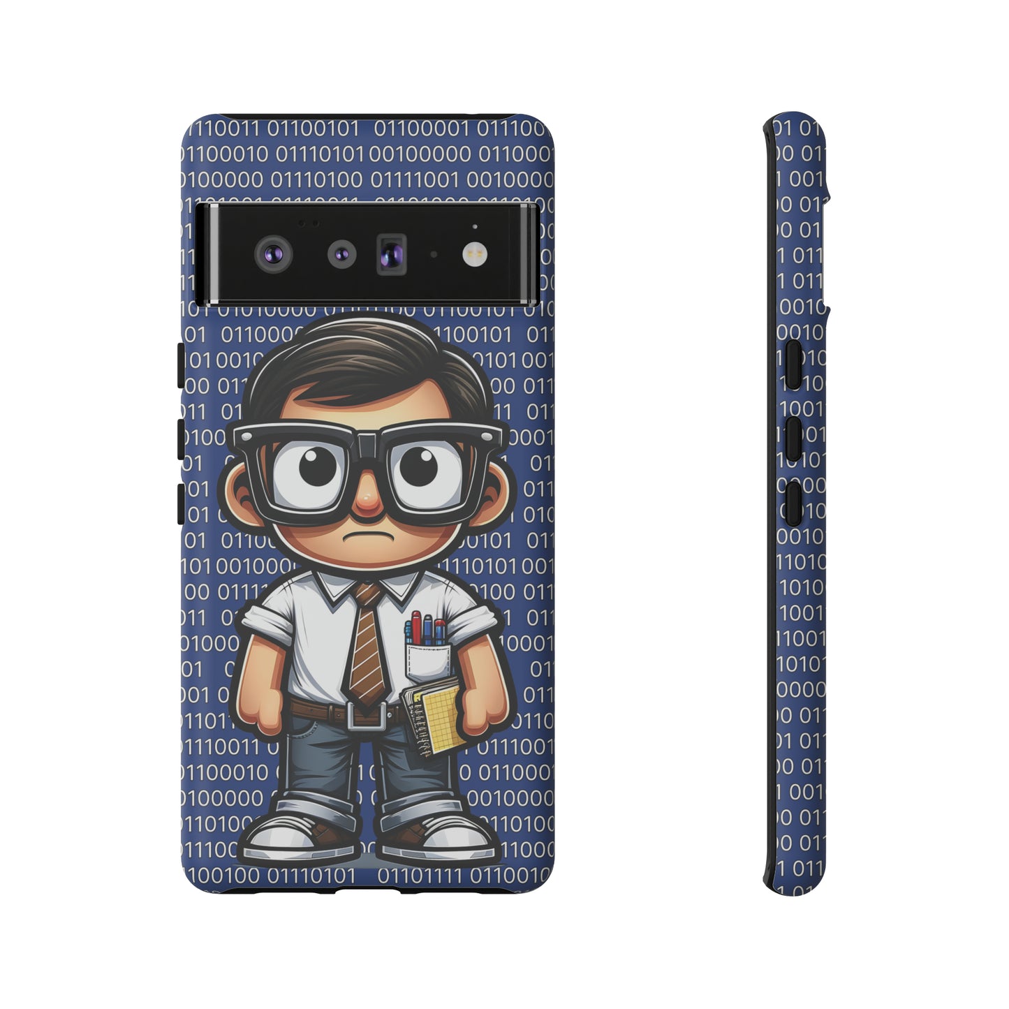 Nerd Binary - Blue Tough Cases