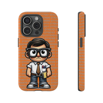 Nerd Binary - Orange Tough Cases