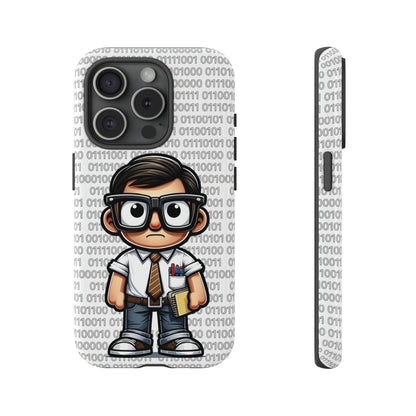 Nerd Binary - White Tough Cases