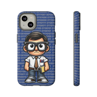 Nerd Binary - Blue Tough Cases