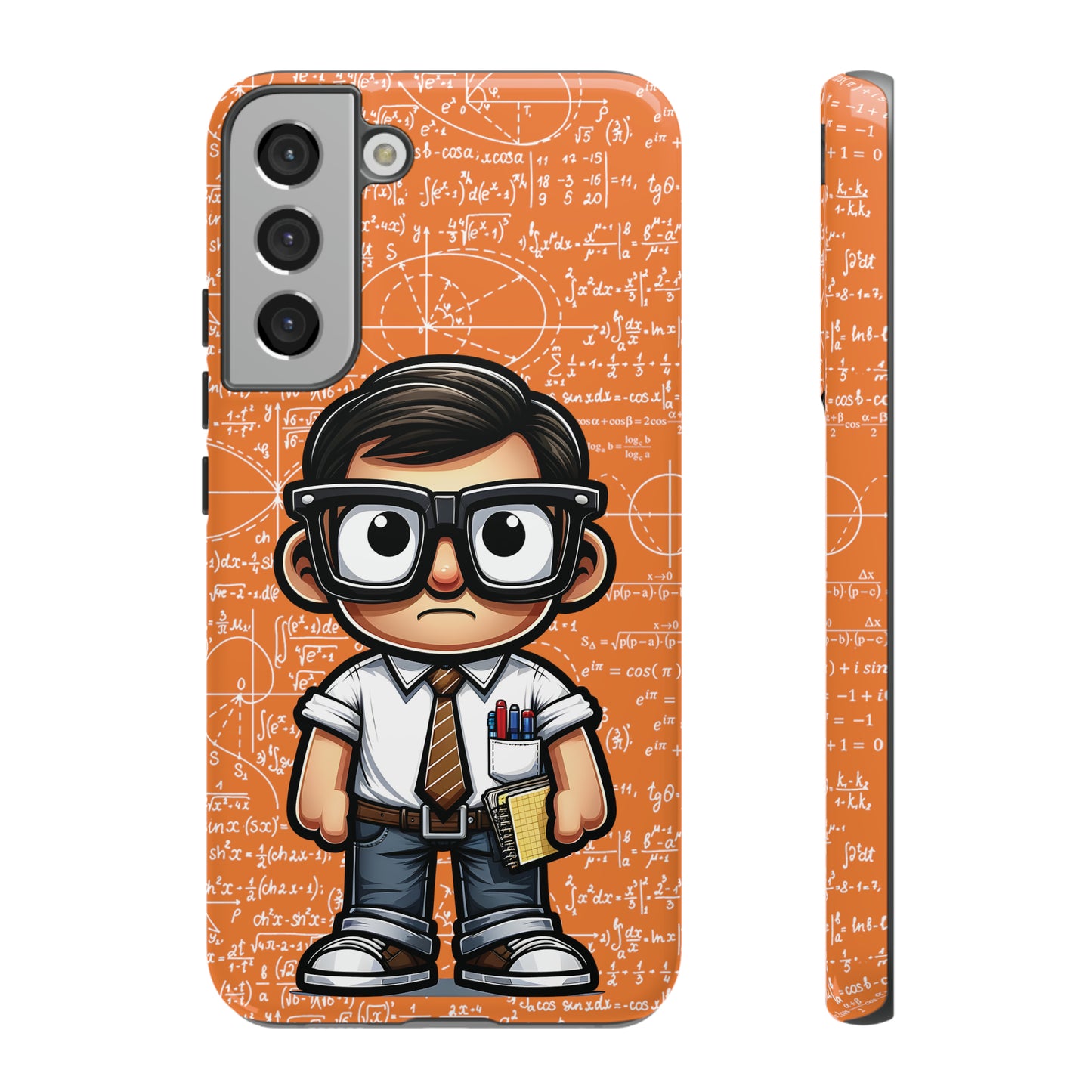 Nerd Math Equations - Orange Tough Cases