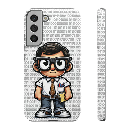 Nerd Binary - White Tough Cases