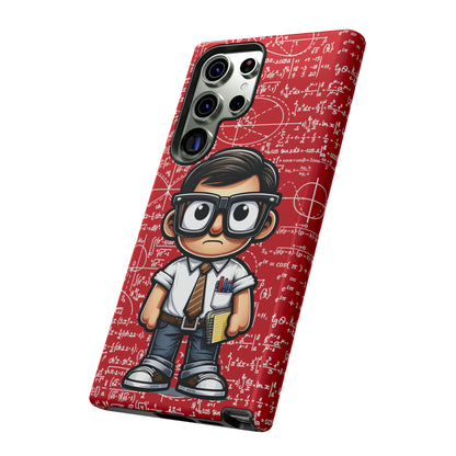 Nerd Math Equations - Red Tough Cases