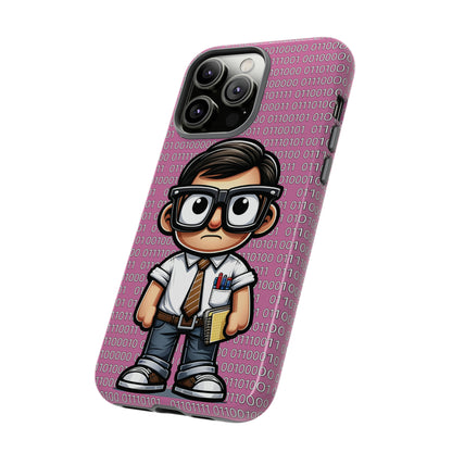 Nerd Binary - Pink Tough Cases