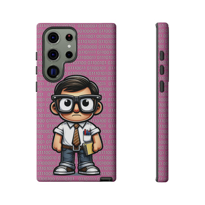 Nerd Binary - Pink Tough Cases