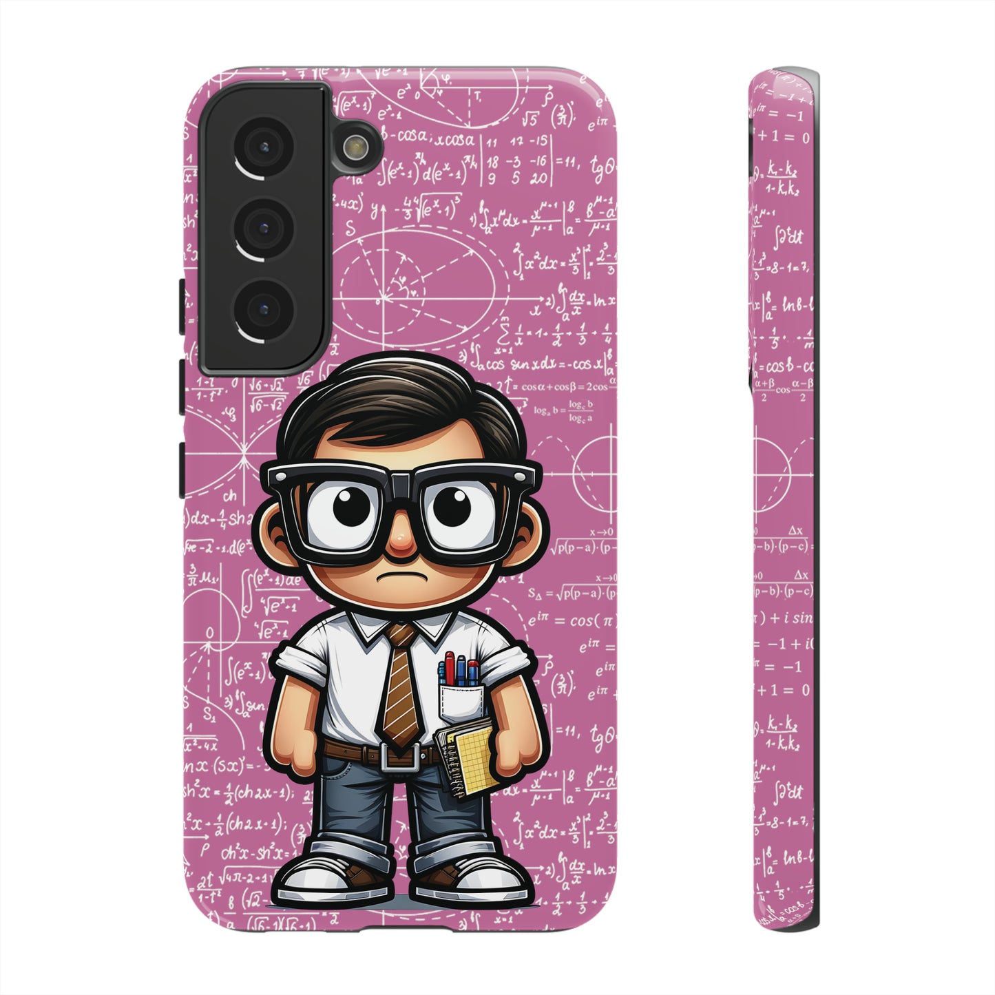 Nerd Math Equations - Pink Tough Cases