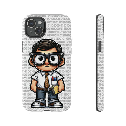 Nerd Binary - White Tough Cases