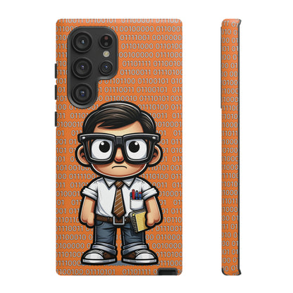 Nerd Binary - Orange Tough Cases