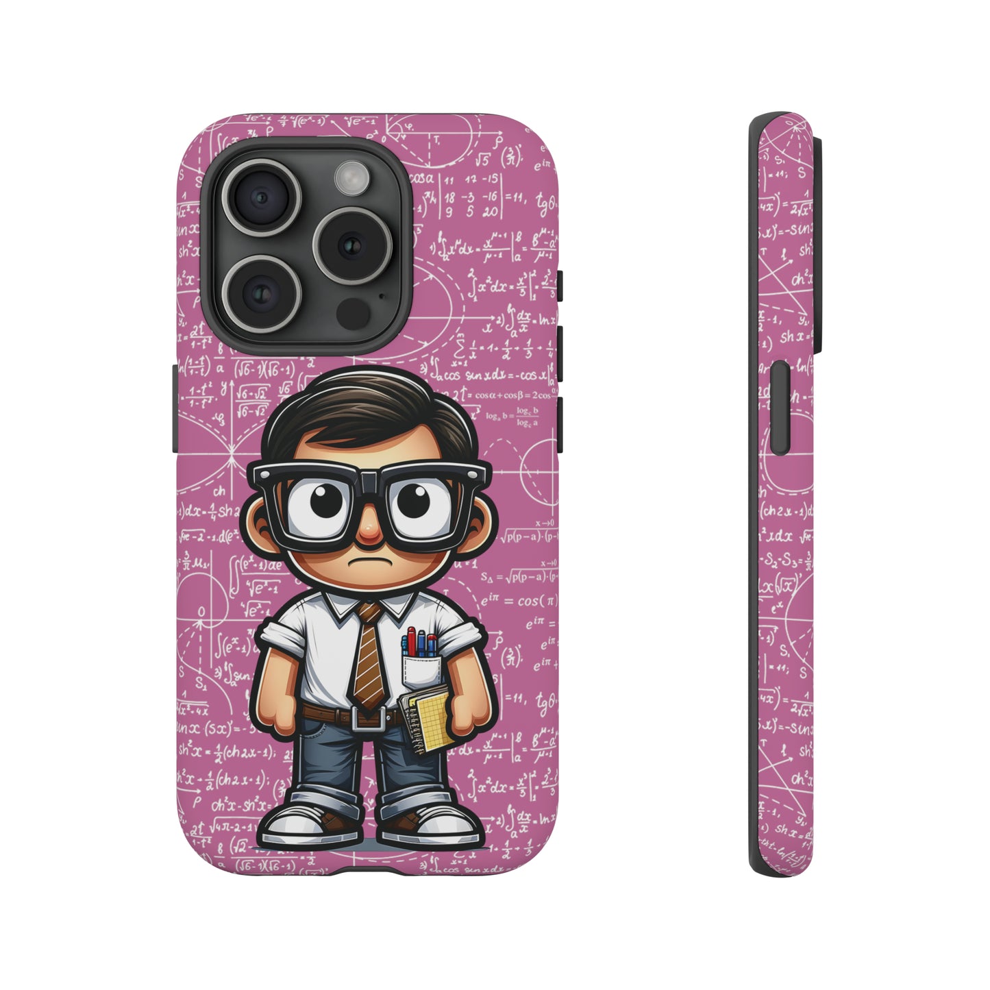 Nerd Math Equations - Pink Tough Cases