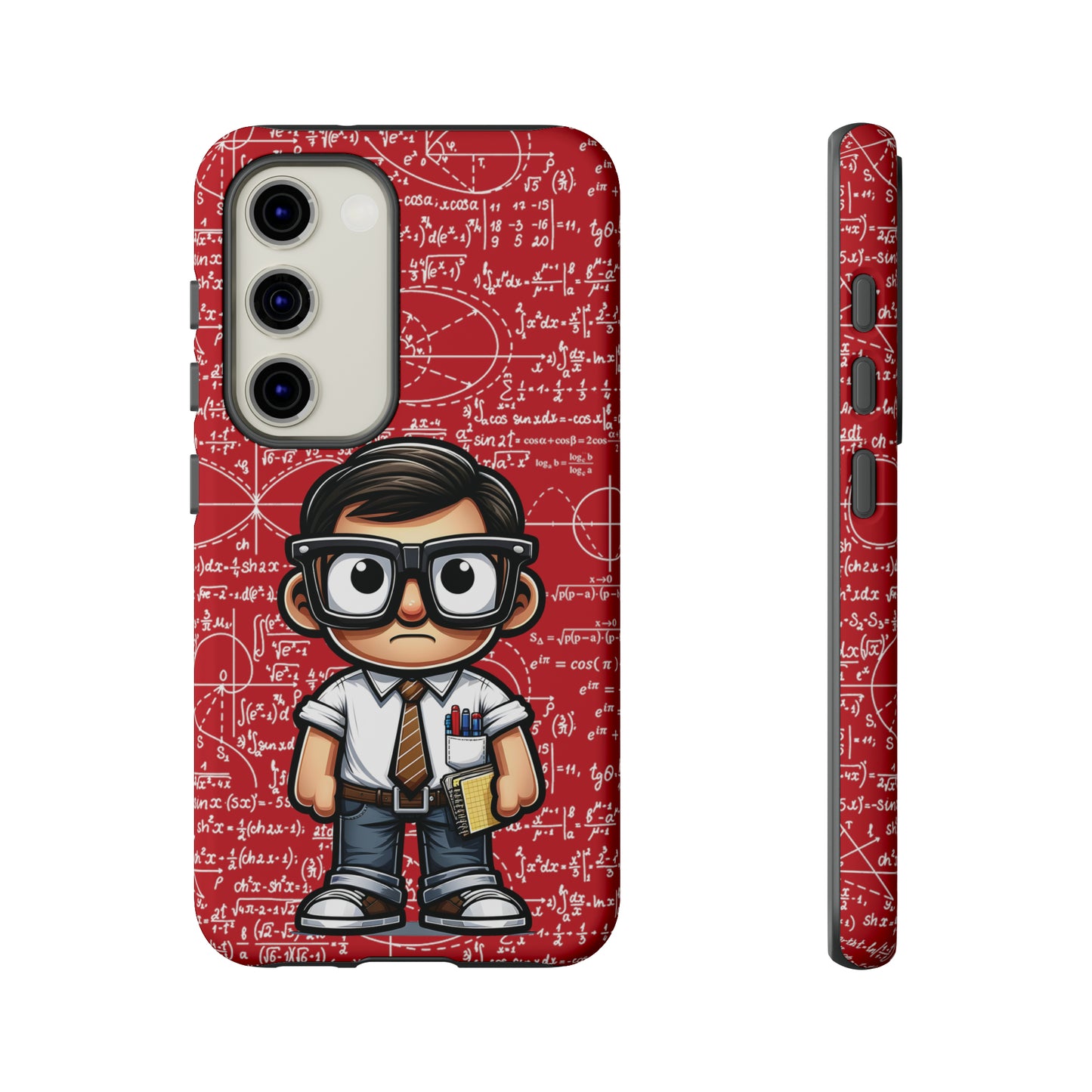 Nerd Math Equations - Red Tough Cases