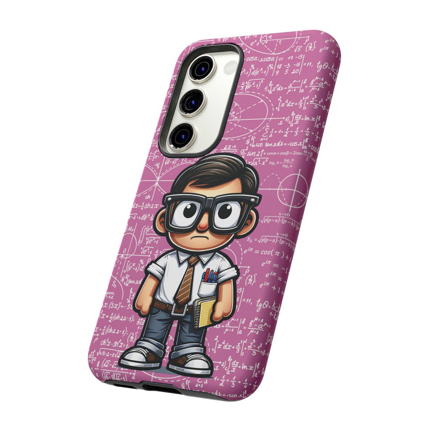 Nerd Math Equations - Pink Tough Cases