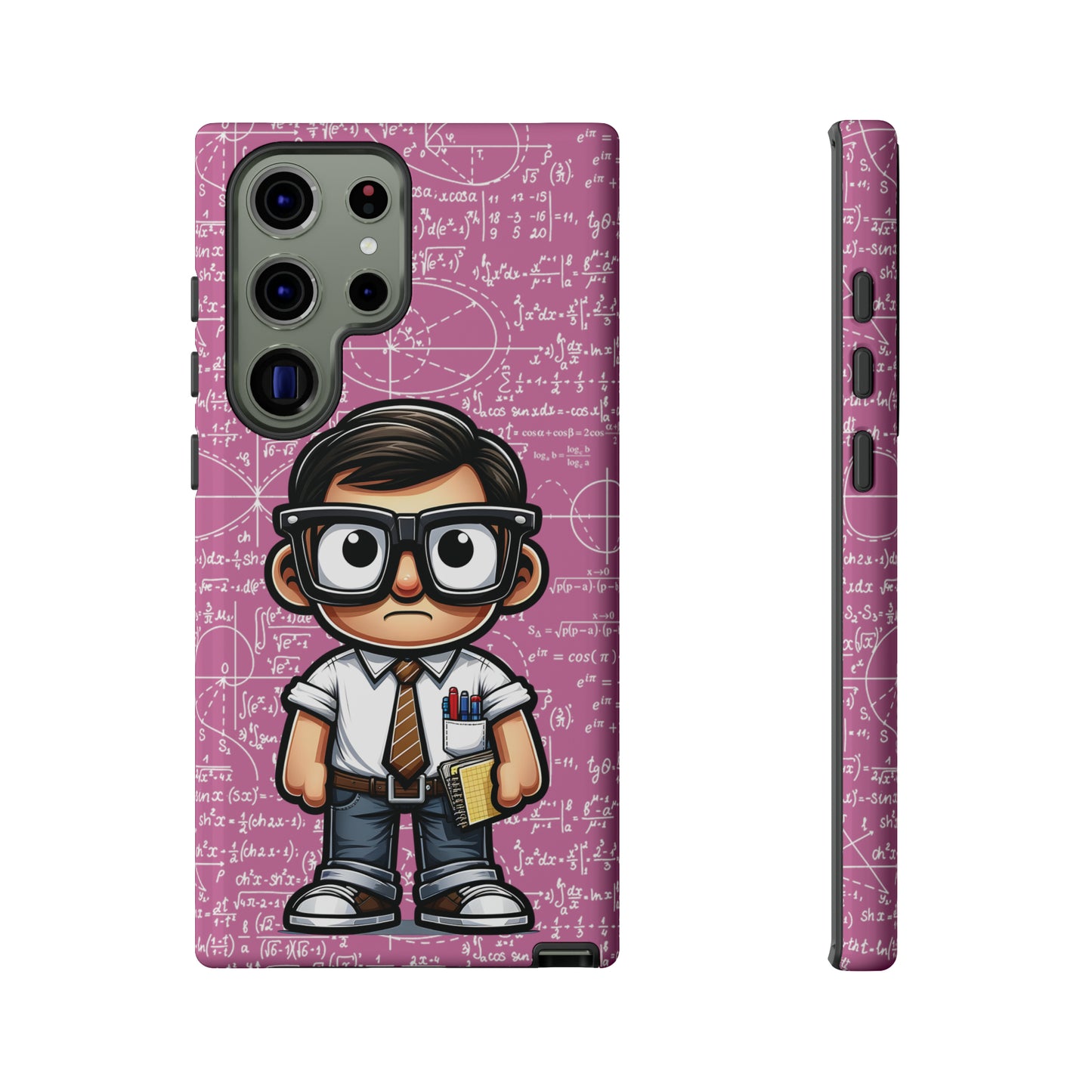 Nerd Math Equations - Pink Tough Cases