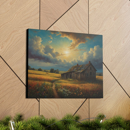 Old House - Artistic Canvas Print - Unchained Creation