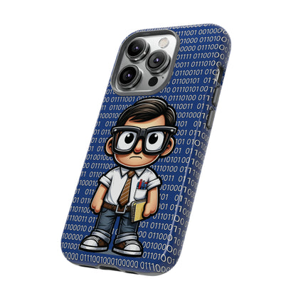 Nerd Binary - Blue Tough Cases