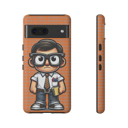 Nerd Binary - Orange Tough Cases