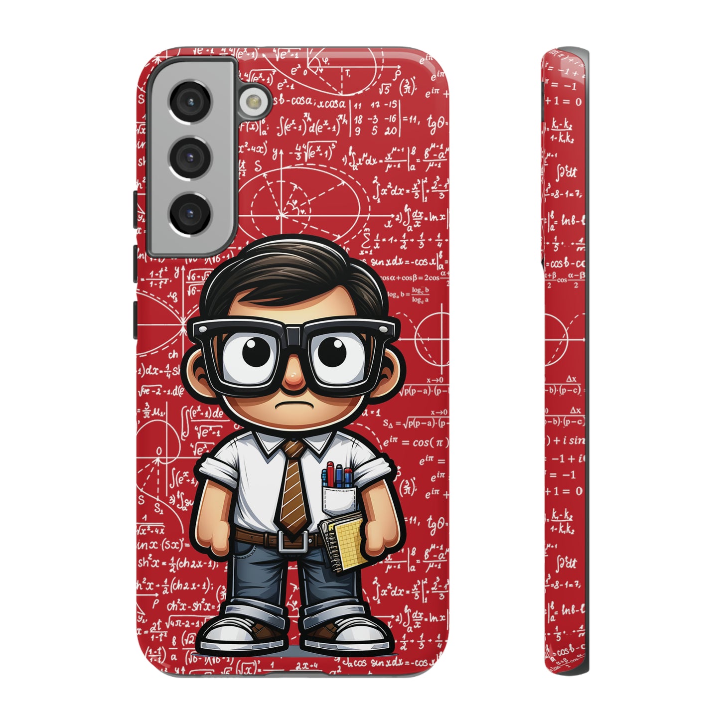 Nerd Math Equations - Red Tough Cases