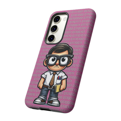 Nerd Binary - Pink Tough Cases