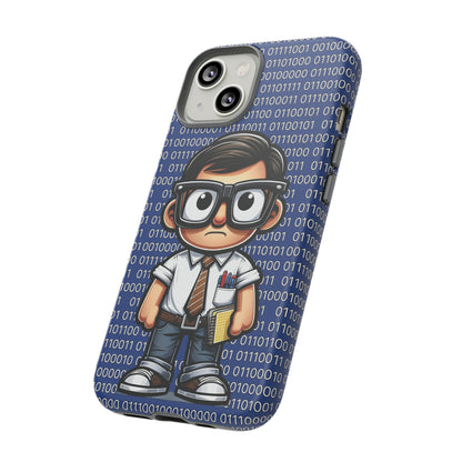 Nerd Binary - Blue Tough Cases