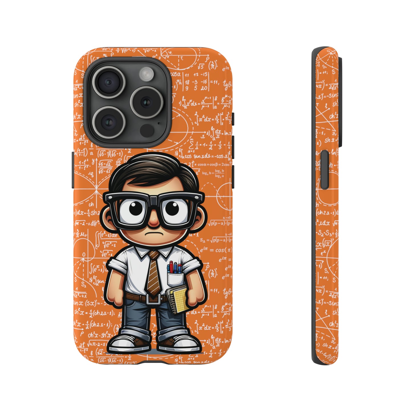 Nerd Math Equations - Orange Tough Cases