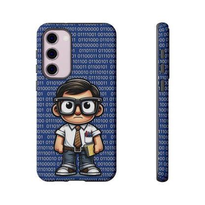 Nerd Binary - Blue Tough Cases