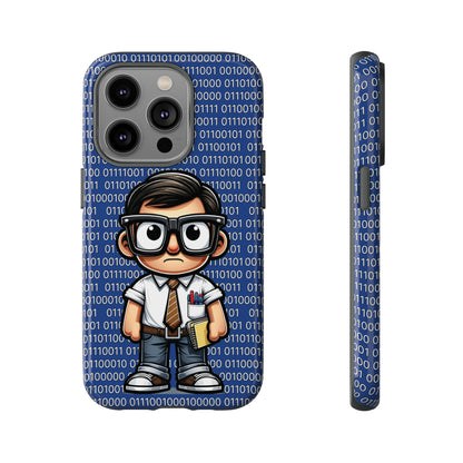 Nerd Binary - Blue Tough Cases