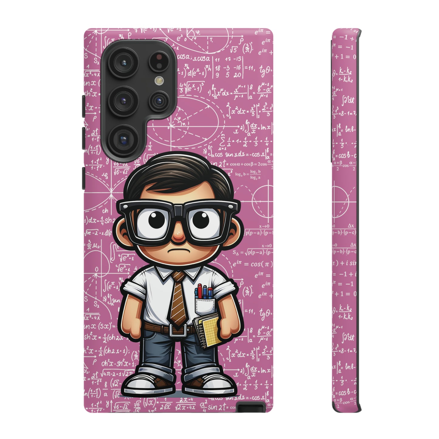 Nerd Math Equations - Pink Tough Cases