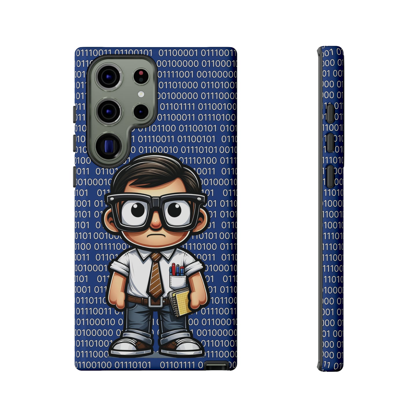 Nerd Binary - Blue Tough Cases