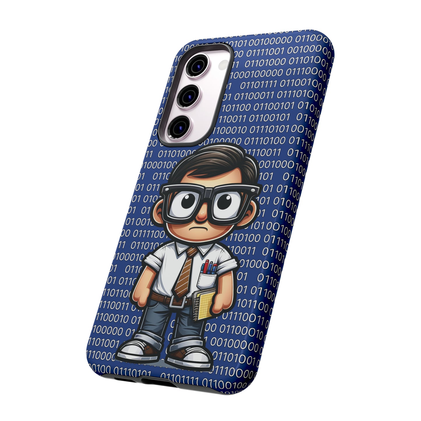 Nerd Binary - Blue Tough Cases