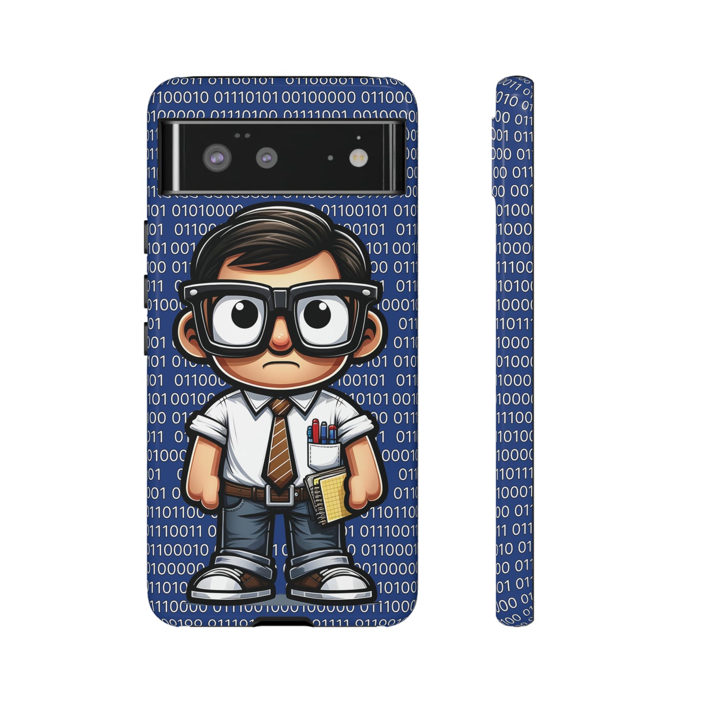 Nerd Binary - Blue Tough Cases