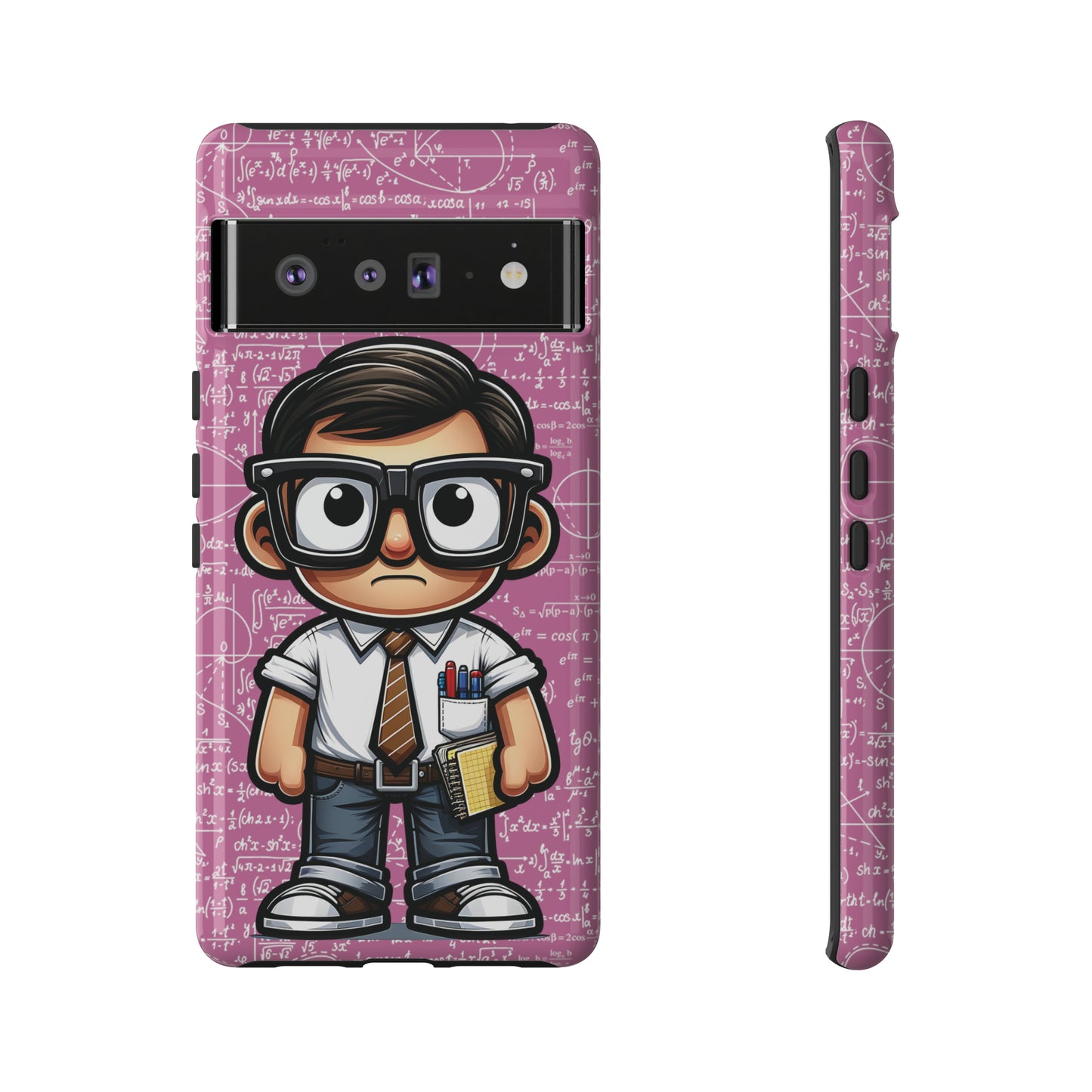 Nerd Math Equations - Pink Tough Cases