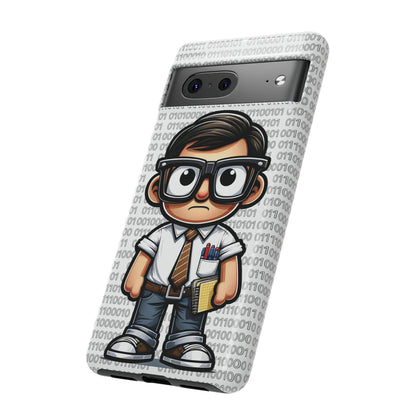 Nerd Binary - White Tough Cases