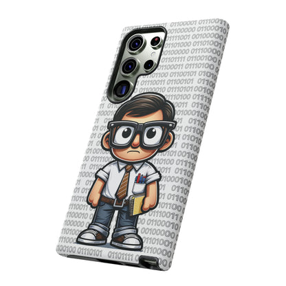 Nerd Binary - White Tough Cases